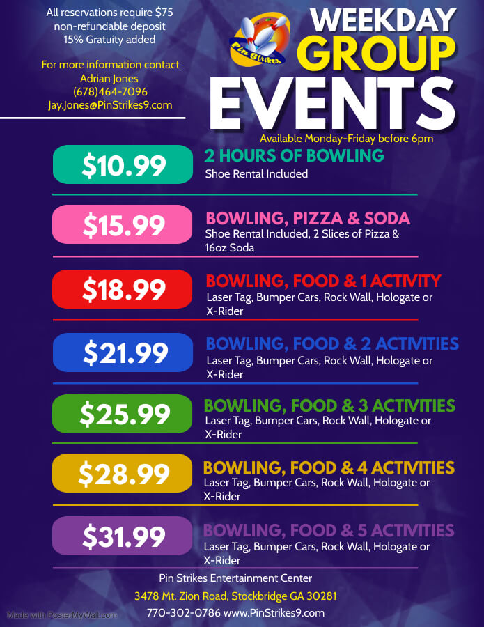 Events & Specials - The Main Event